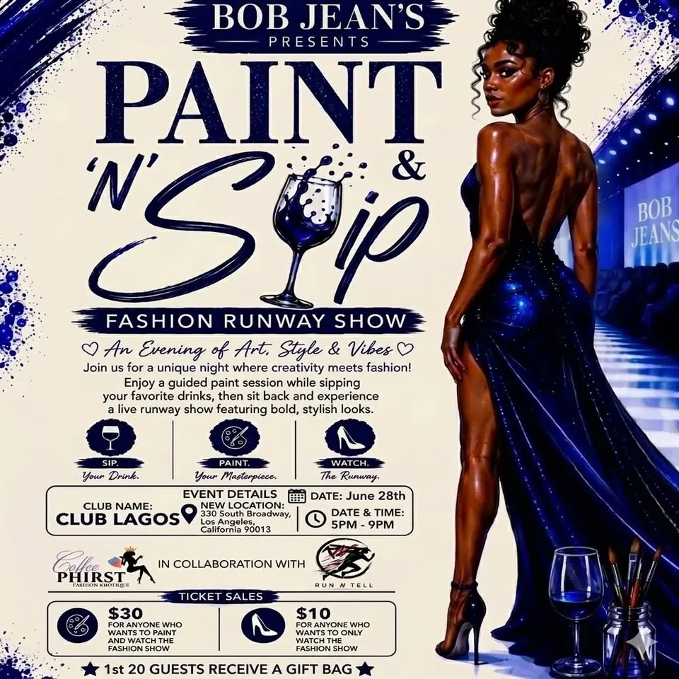 Paint and Sip Fashion Show