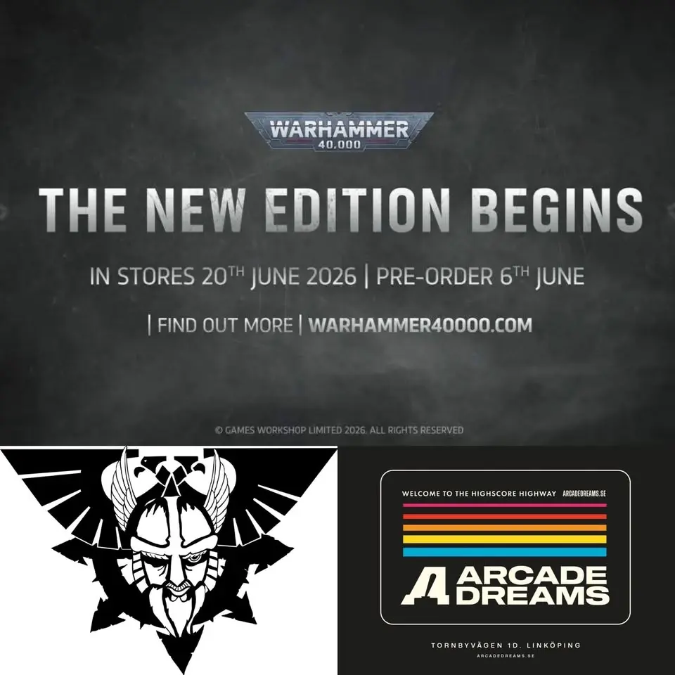 Warhammer 40,000 11th Edition – Releaseevent hos Arcade Dreams!
