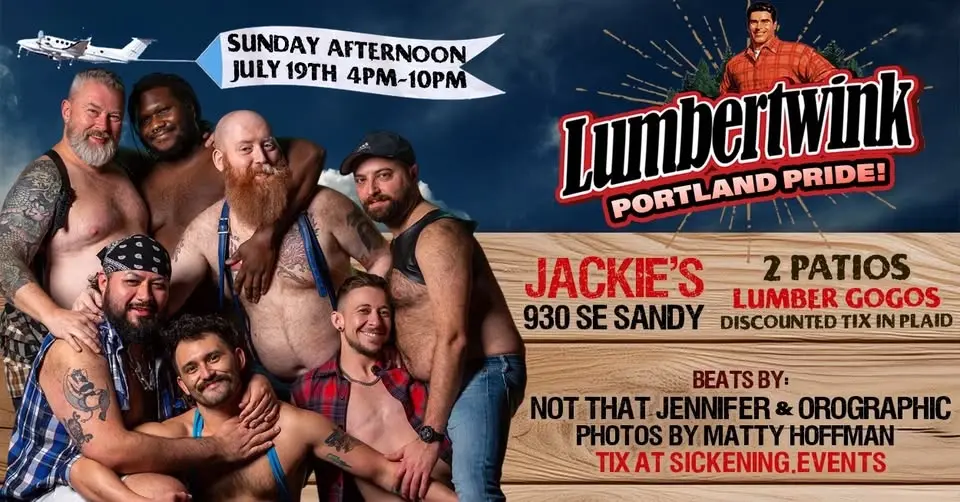 Lumbertwink Plaid Patio PRIDE 2026 - TIX AT THE DOOR!