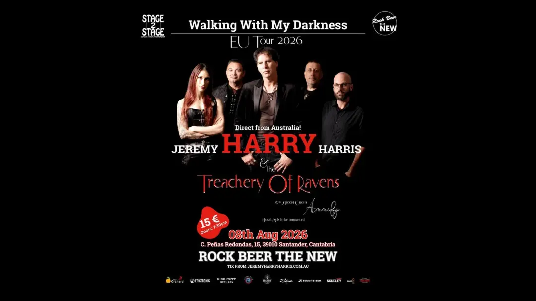 Jeremy Harry Harris & the Treachery Of Ravens |Rock Beer The New|Santander|
