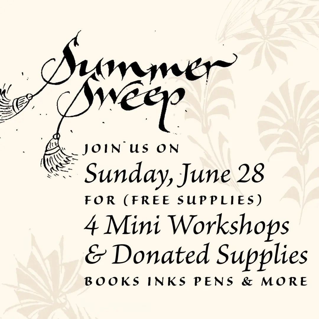 Calligraphy Summer Sweep