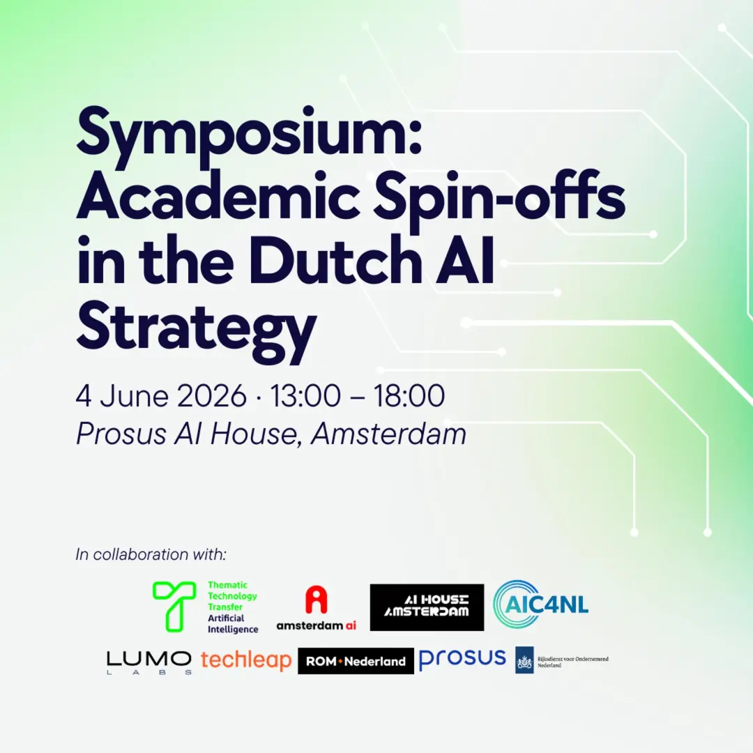 Symposium: Academic Spin-offs in the Dutch AI Strategy