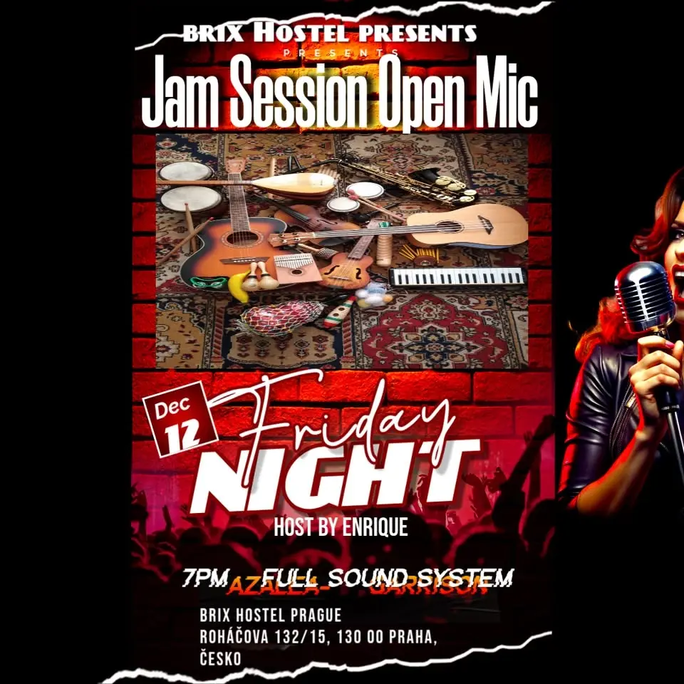 Friday Brix Jam session, open mic and networking