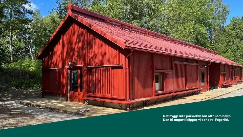 Invigning av parkleken Fagerlid