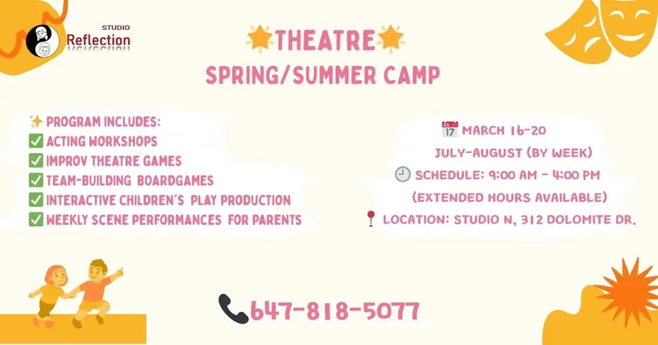 Theatre Spring-Summer Camp (Ages 7–12)