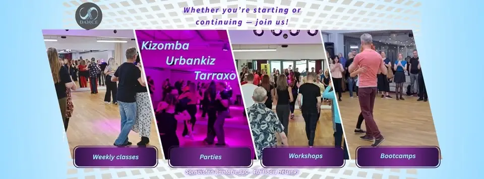Autumn Weekly Classes 2026 — Kizomba, Semba & Urbankiz | S-Dance Helsinki