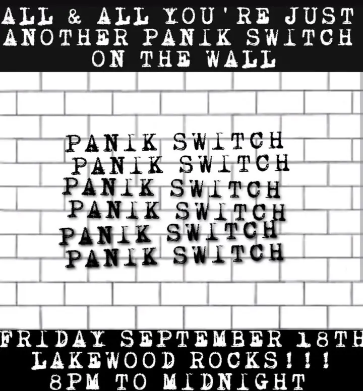 "YOU BETTER RUN LIKE HELL" TO LAKEWOOD ROCKS!!! PANIK SWITCH IS BACK!!!