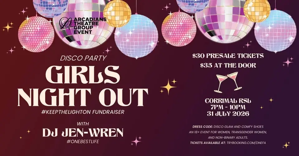 Girls Night Out | Arcadians Theatre Group Fundraiser