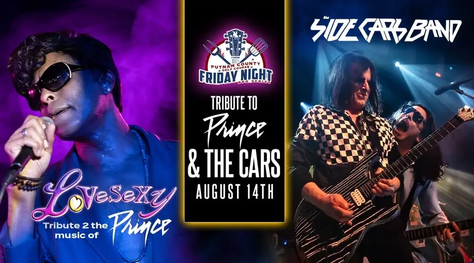 Celebrate the Music of Prince and The Cars - Friday Night BBQ Concert