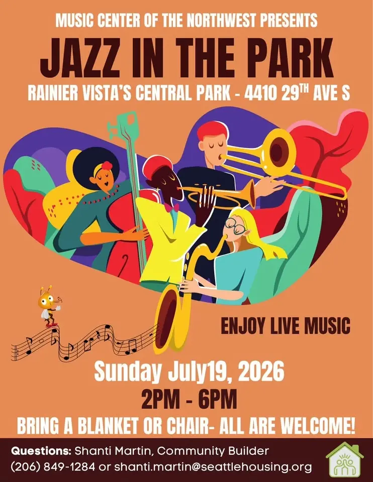 Off Center Rock Band and Jazz Combos at Rainier Vista's Central Park
