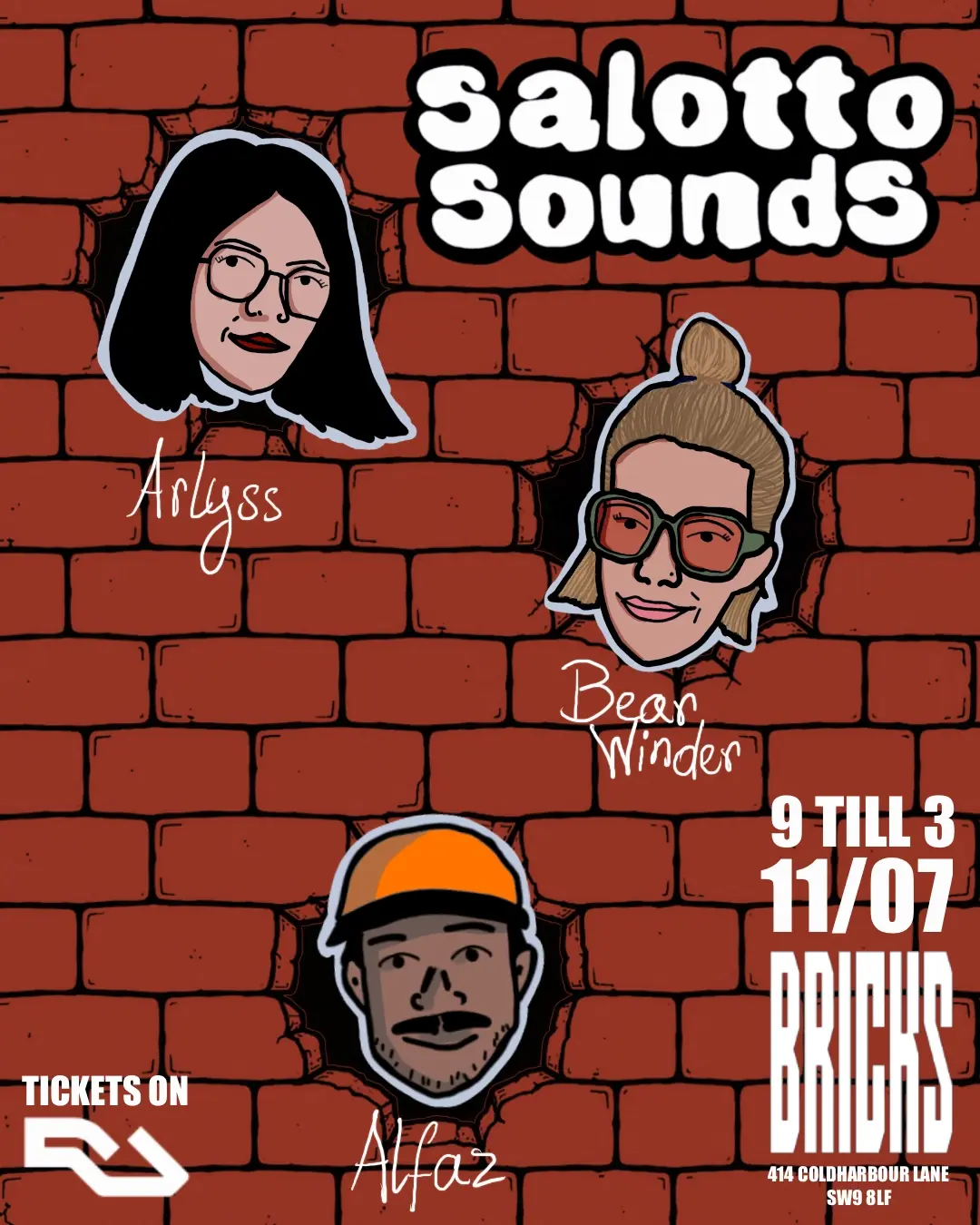 England - Norway & Salotto Sounds Afterparty | Bear Winder, ARLYSS & Alfaz