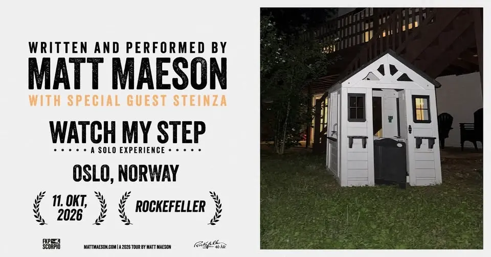 Matt Maeson + support: Steinza // Rockefeller // Pres. av FKP Scorpio