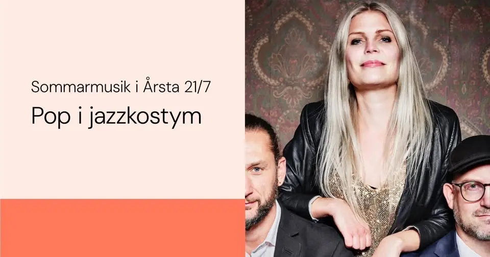 ”Pop i jazzkostym” med Cecilia Runolf Trio