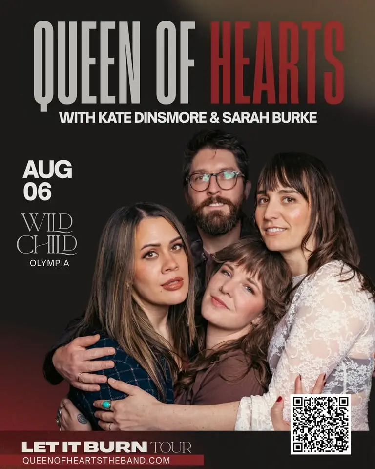 Queen Of Hearts + Kate Dinsmore + Sarah Burke at Wild Child