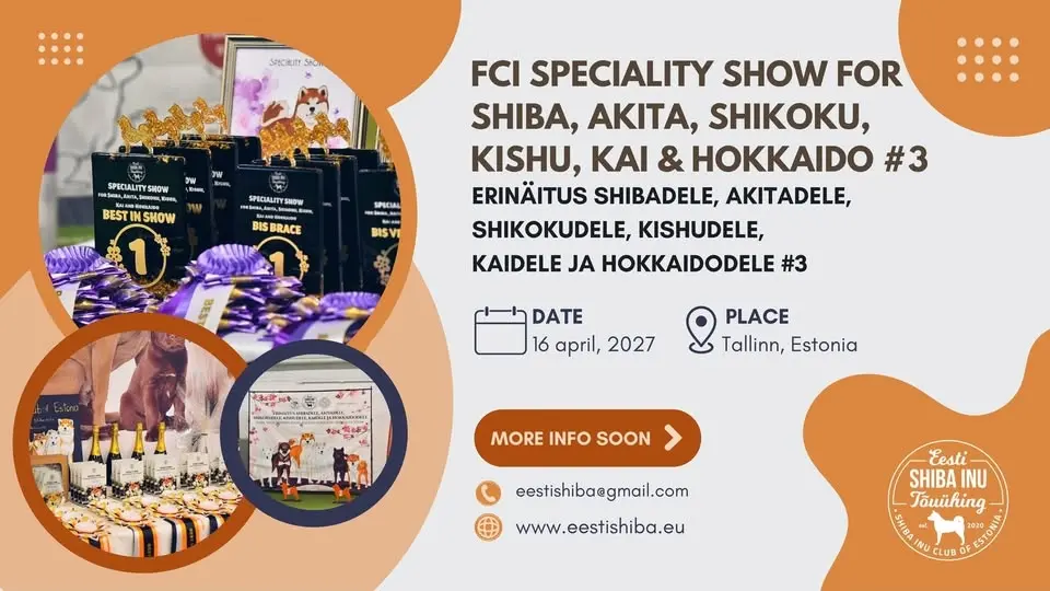 FCI SPECIALITY SHOW FOR SHIBA, AKITA, SHIKOKU, KISHU, KAI & HOKKAIDO #3