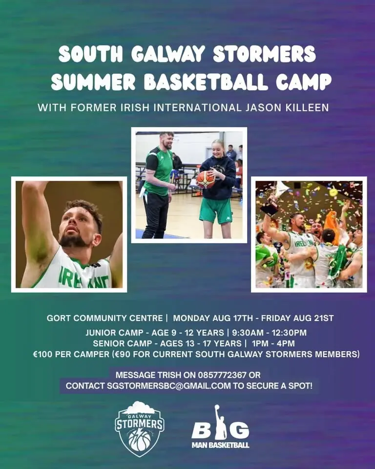 South Galway Stormers Basketball Camp with Jason Killeen