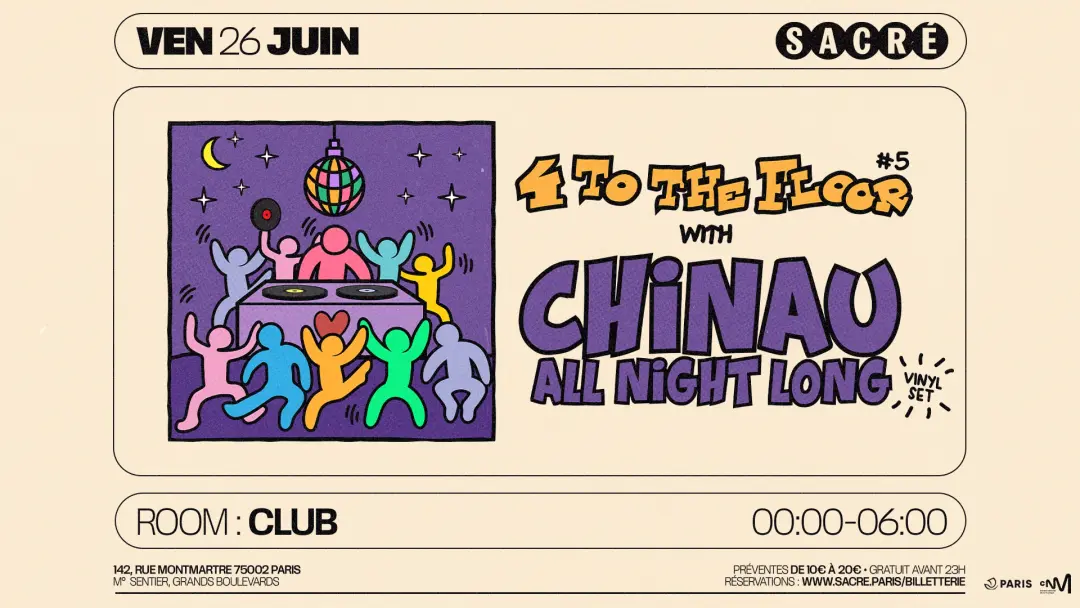 Sacré présente: Chinau all night long