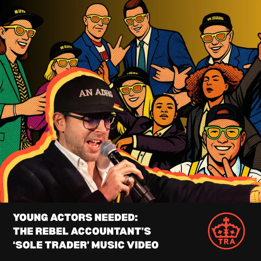 Actors & Extras Needed: The Rebel Accountant’s “Sole Trader” Music Video!