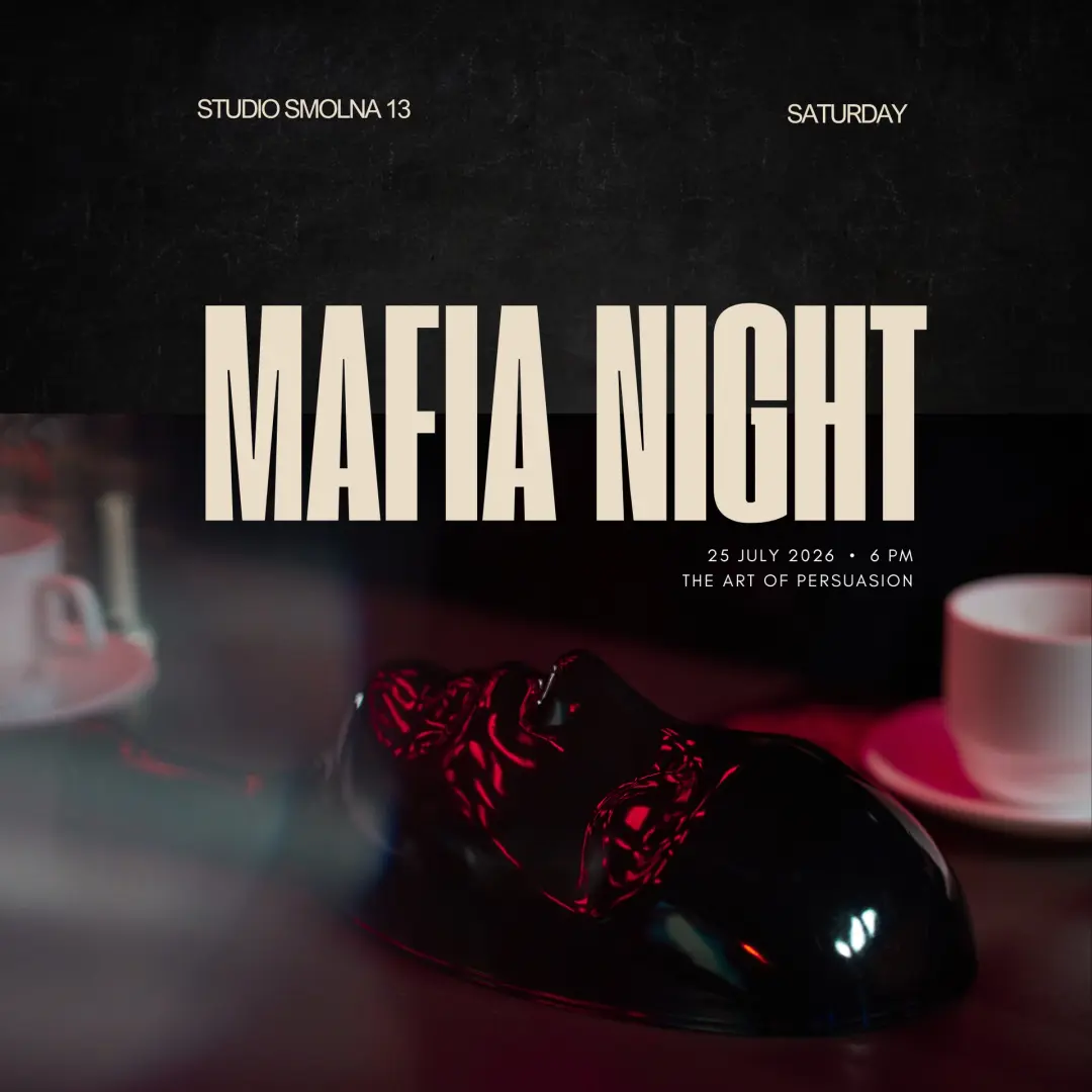 👀 Mafia Night: The Art of Persuasion | Warsaw (EN)