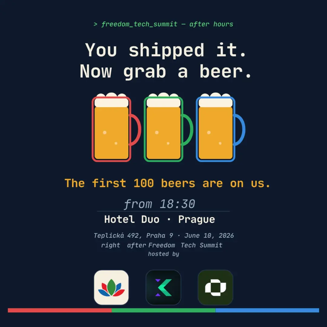 Freedom Tech Beers | RGB Meetup 🍺
