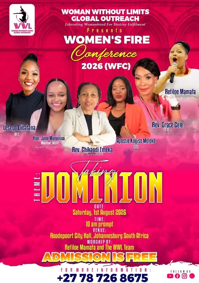 WOMEN'S FIRE CONFERENCE 2026 THEME: TAKING DOMINION