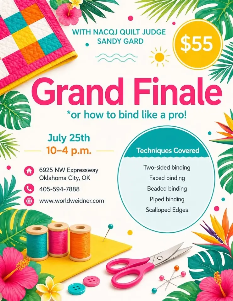 Grand Finale binding techniques
