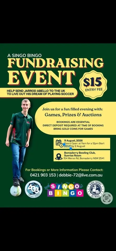 Singo Bingo Fundraiser for Jarrod