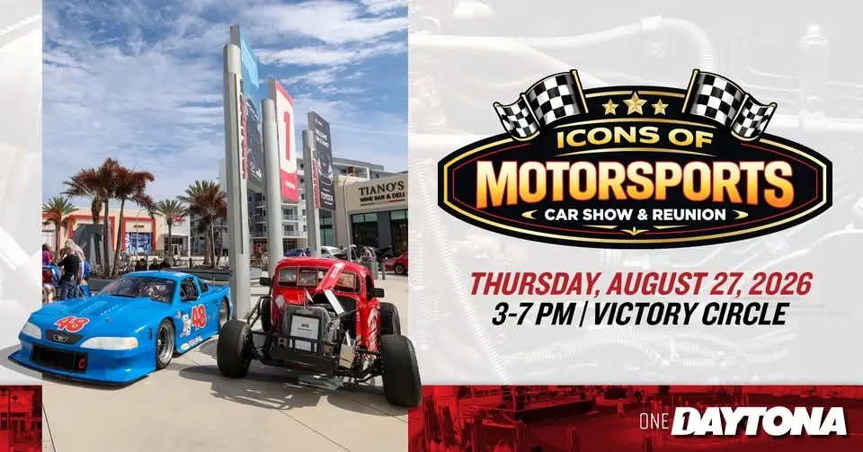 Icons of Motorsports Car Show at Reunion at ONE DAYTONA