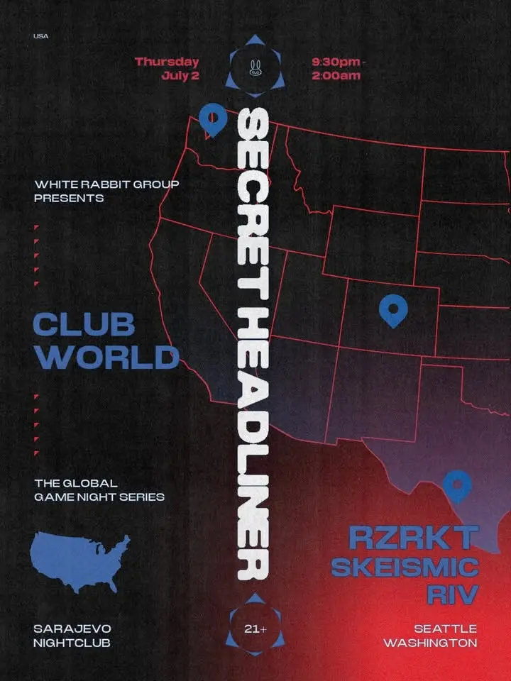 WRG Presents CLUB WORLD w/ Secret Headliner