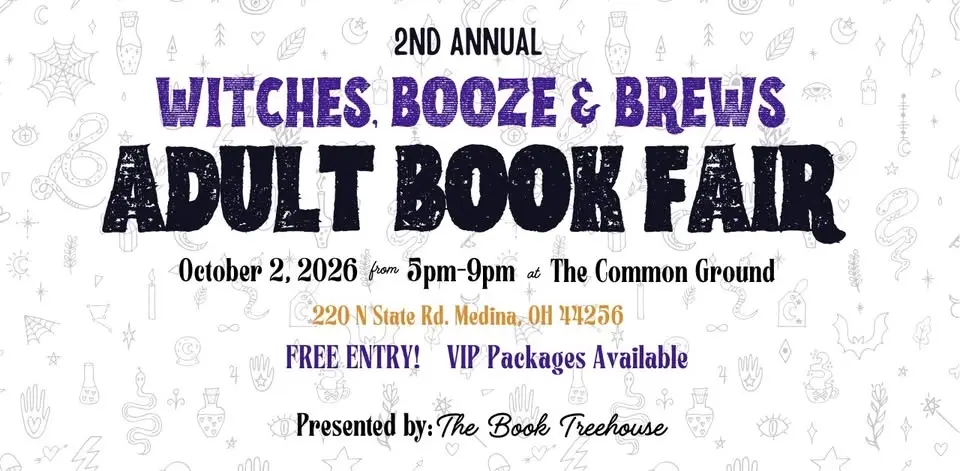 Witches, Booze & Brews Adult Book Fair! π§π