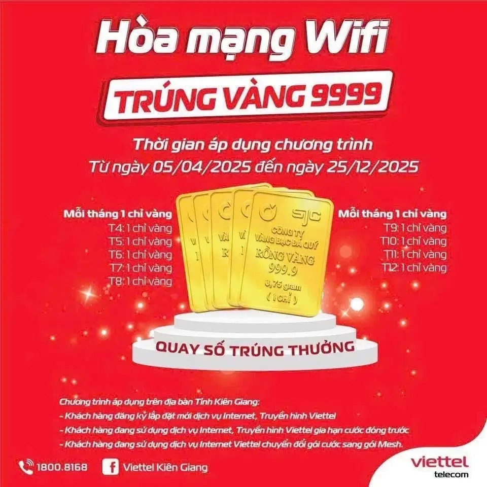 lắp wifi trúng vàng