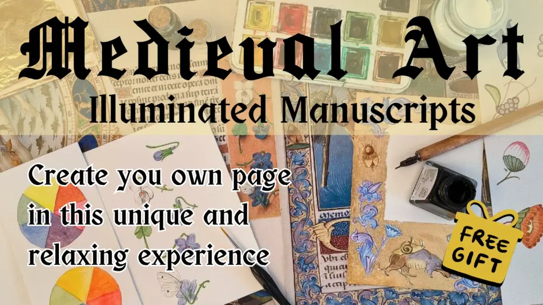 📜Medieval Experience✨Watercolor🖌️Golden Leaf✒️Gothic Calligraphy