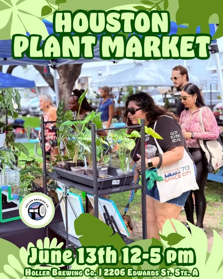 Houston Plant Market at Holler Brewing Co.