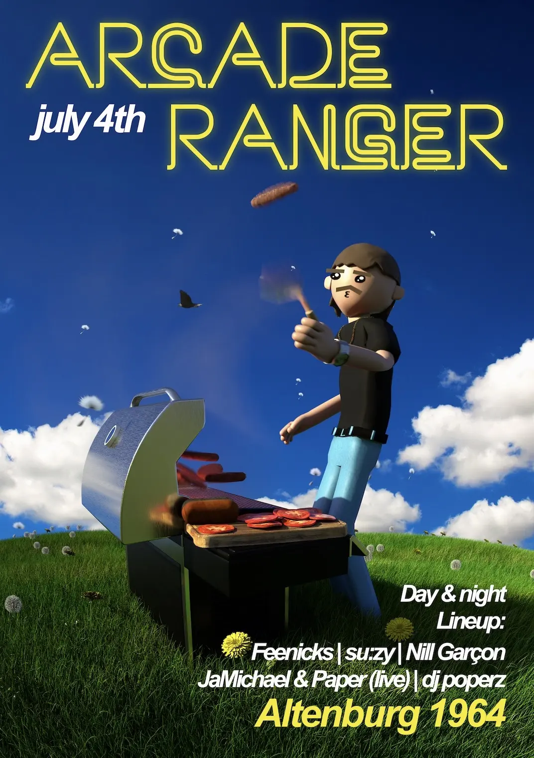 ARCADE RANGER: Feenicks, su:zy, Nill Garçon, JaMichael & Paper (live) & Dj Poperz