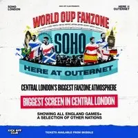 England Fanzone Soho - England Vs Norway (Quarter Final)
