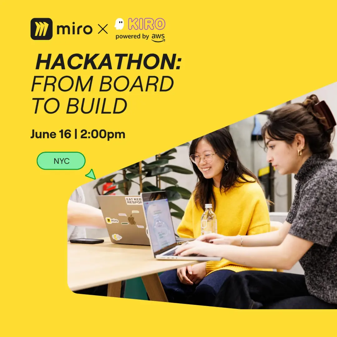 Miro x Kiro NYC hackathon: from board to build