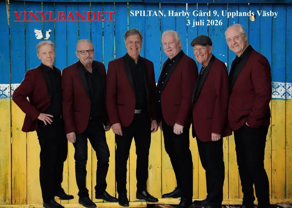 Dans - Konsert med VINYLBANDET! SPILTAN i Upplands Väsby.