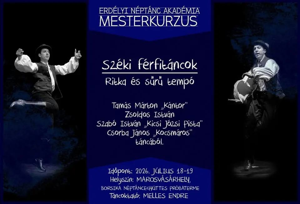 MESTERKURZUS - Széki ritka és sűrű tempó
