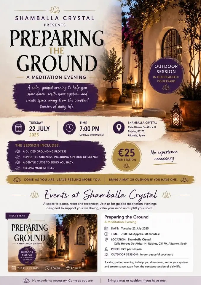Preparing the Ground – Outdoor Meditation Evening
