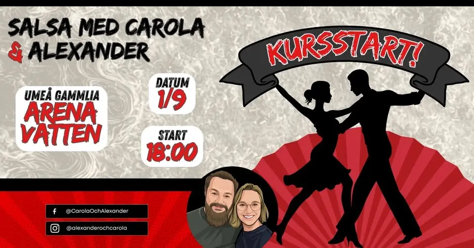 Kursstart - Salsa - Höstterminen 2026