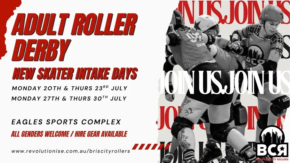 Learn to Skate with Brisbane City Rollers! (Mid Year Intake - Session 1)