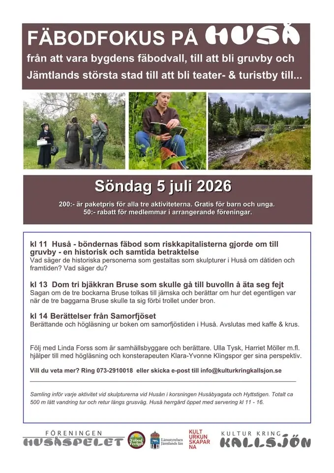 Fäbodfokus på Huså - från fäbodvall till gruvby till....