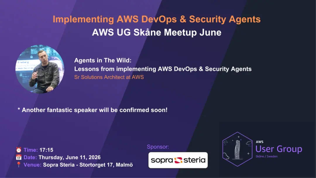 Agents in The Wild: Lessons from implementing AWS DevOps & Security Agents