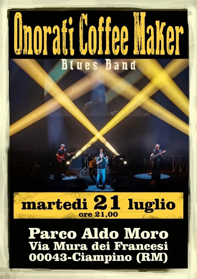 Onorati Coffee Maker Live Cavea Parco Aldo Moro - Ciampino (RM)