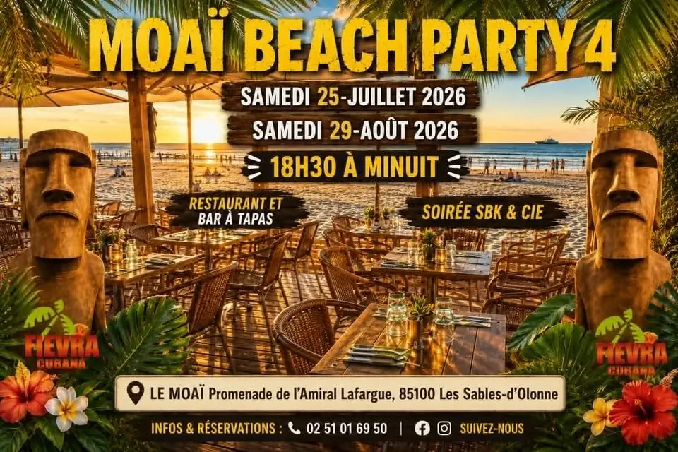 MOAI BEACH PARTY 4