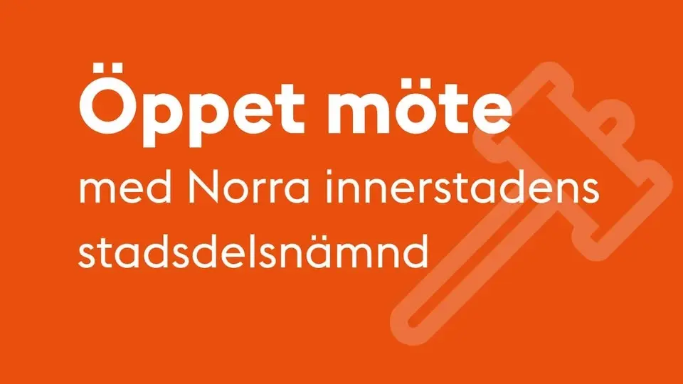 Följ Norra innerstadens stadsdelsnämnds möte