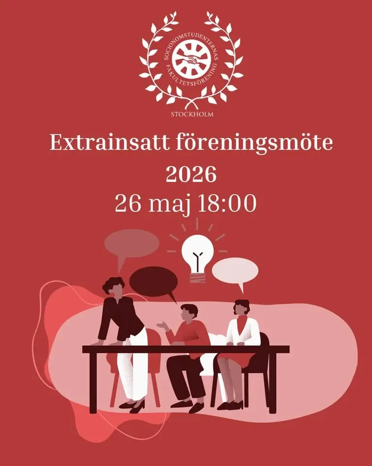 Extrainsatt föreningsmöte 26/5