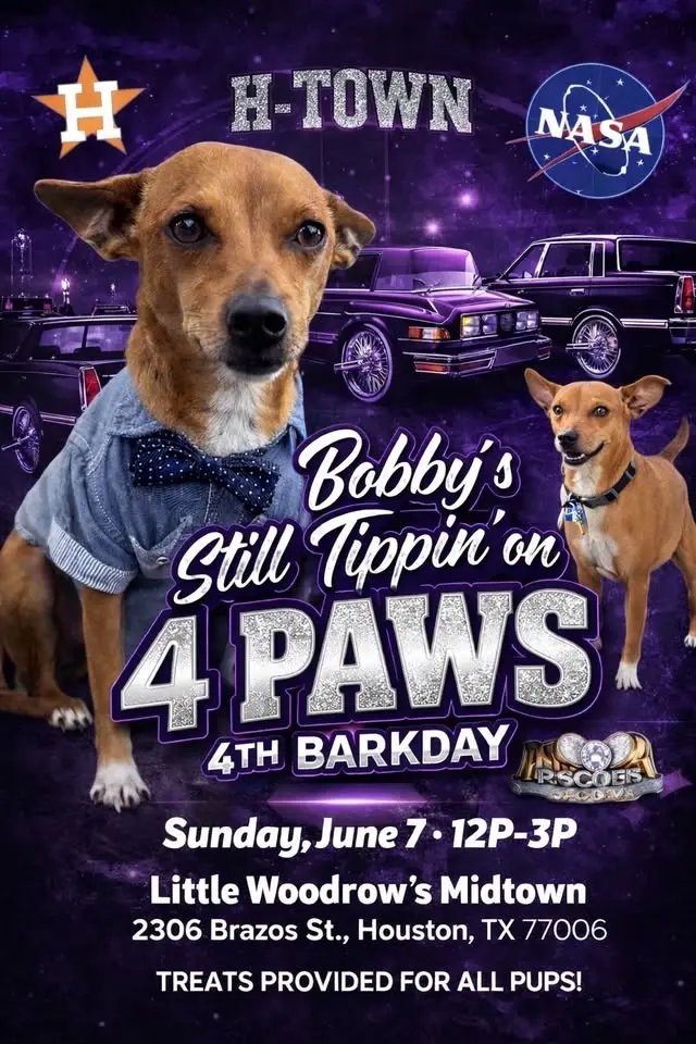 Bobby’s “Still Tippin’ on 4 Paws” 4th Barkday Pawty