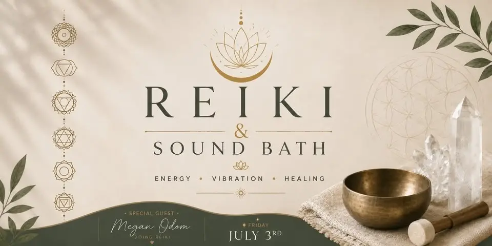 Reiki & Sound Bath feat. Megan Odom