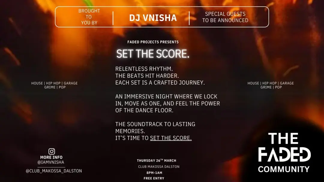 SET THE SCORE